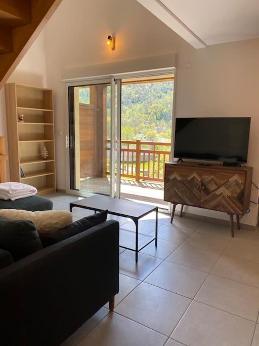 Charmant T4 Duplex Vue Montagne Loudenvielle Luaran gambar