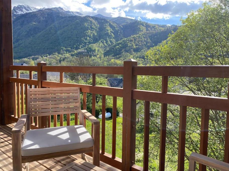 Charmant T4 Duplex Vue Montagne Loudenvielle Luaran gambar