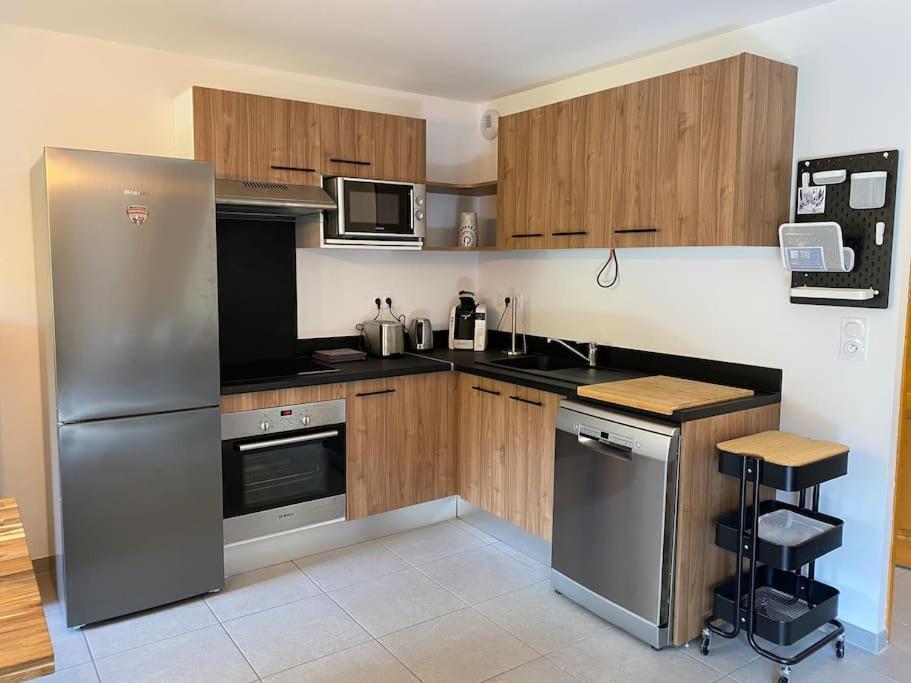 Charmant T4 Duplex Vue Montagne Loudenvielle Luaran gambar