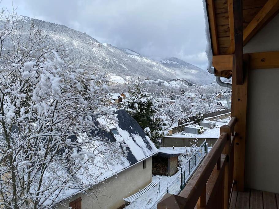 Charmant T4 Duplex Vue Montagne Loudenvielle Luaran gambar